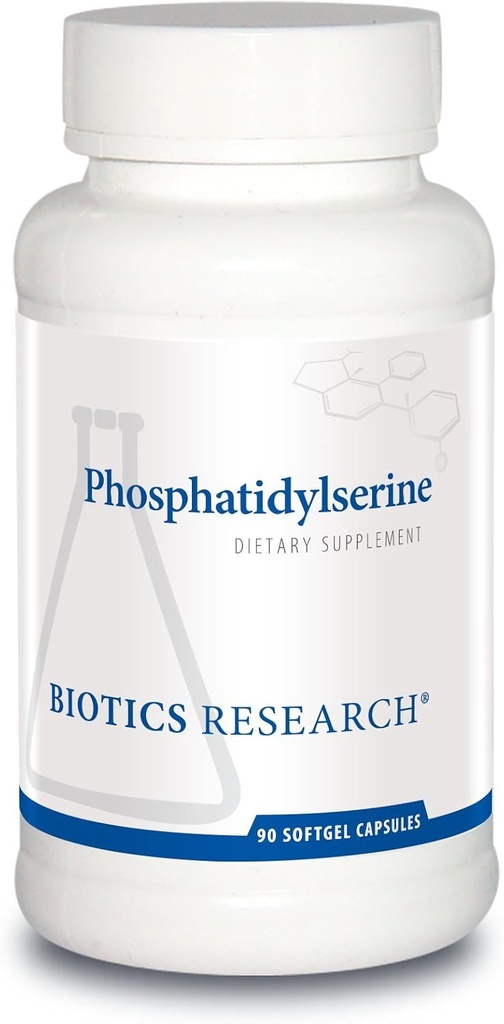 Biotics Research Phosphatidylserine Supports Cognitive Health. Improves Attention, Supports Memory and Learning, Maximizes Exercise Capacity, 90 Softgel Capsules