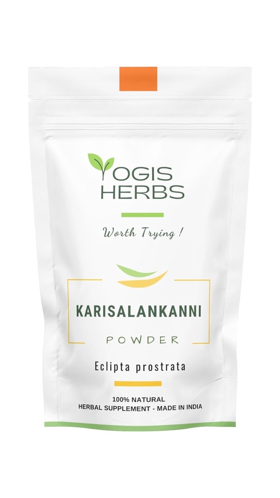 YOGIS HERBS Yogis Herbs Karisalankanni Powder (Eclipta Alba/False Daisy) 1 Lb Fresh & Pure 1 Pound (Pack Of 1)