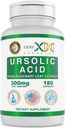 Genex Formulas Ursolic Acid 300mg (180 Capsules) Ursolic Acid Sourced from Rosemary Extract - Non-GMO, Gluten Free, Vegetarian