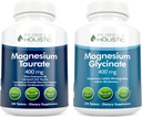 Magnesium Taurate 400mg + Magnesium Glycinate 400mg - High Absorption & Highly Bioavailable - Vegan Bundle - 270 + 270 Tablets