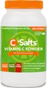 C-Salts Vitamin C Powder Supplement - 100% Pure High Dose Buffered Vitamin C Powder for Immune Support - Organic, Sugar-Free, Vegan, Non-GMO, Stomach-Friendly, Original 8 oz