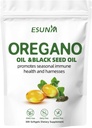 Oregano Softgels, Oregano Oil with Black Seed Oil Promotes Seasonal Immune Health and Harnesses, Oregano Oil Supplement Capsules, Non-GMO, Gluten Free, 300 Softgel Capsules Dietary Supplement