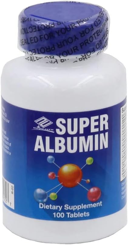 Nuhealth Super Albumin (100 Tablets)
