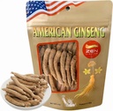 Zen Ginseng - 4 oz Bag of American Wisconsin Ginseng Root - Non-GMO, Gluten Free. Add This Ginseng in Soup, Tea, Coffee, juices, Smoothies and Baking (Small Long Root 4 oz Bag)