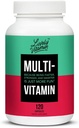 LIVELY VITAMIN CO. Multivitamin - 37 Vitamins Minerals and Extracts - Energy - Memory - Immune Function - Heart- Brain - Focus - Mood - Antioxidants - Dairy Gluten Soy Free - 120 Vegetarian Capsules