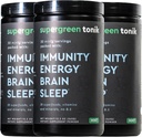 100% Natural Greens Superfood Powder – Daily Supplement with 38 Superfoods, Vitamins and Minerals – Supports Energy, Stress and Immunity – 30 Day Supply – 360 Grams (3 Tubs)