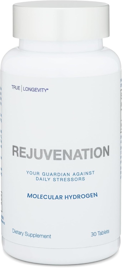 DRINK HRW Rejuvenation Molecular Hydrogen Water Tablets: 12 ppm H2 - Hydrogen & Magnesium Supplement, Supports Energy Production, Recovery, Cognitive Function (Unflavored 30ct)