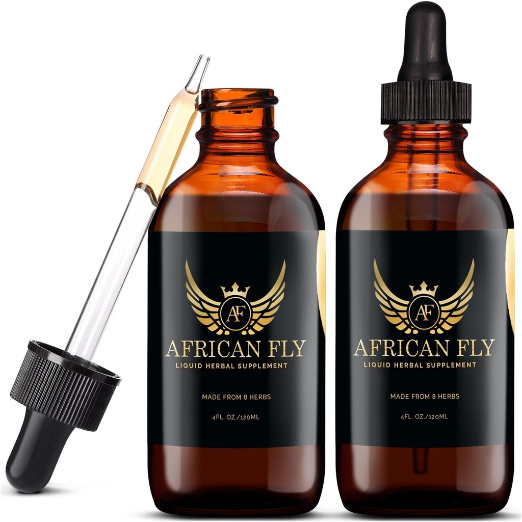 African Fly (2-Pack) - All Natural Vegan Supplement for Men (& Women) 40, 50, 60 Plus Years Old and Beyond