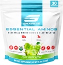 Granite Essential Amino Acids Powder, Green Apple Flavor, with 10g EAAs and 7g BCAAs, Supports Muscle Recovery & Growth, Soy-Free, Gluten-Free (30 Servings)