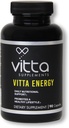 Vitta Energy Capsules | Vitamin C, Fish Oil Powder, Turmeric, Creatine Monohydrate, L-Glutamine | 90 Capsules