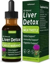 Liver Detox Drops with Herbal Extract Milk Thistle, Dandelion, and Artichoke for Liver Repair. 3oz-Apple