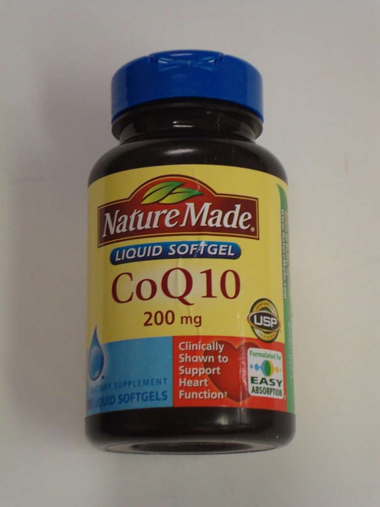 Nature Made CoQ10 Coenzyme Q10 200 mg - 90 Softgels