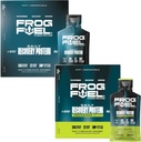 Frog Fuel Power Regular & Power Energized Complete Protein Shot Bundle, 15g Protein Nano-Hydrolyzed Grass Fed Collagen, Post Workout, Fat & Sugar Free, 22 Amino Acids, Berry, 1 oz Packets, 48 Pack