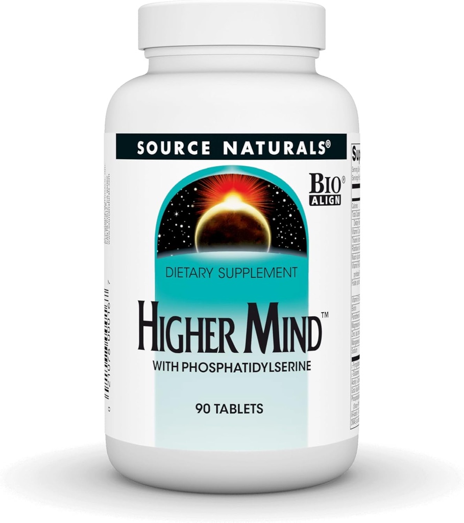 Source Naturals Higher Mind, with Phosphatidylserine - 90 Tablets