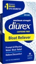 Diurex Caffeine-Free Bloat Relief, Maximum Strength, Relieve Water Bloat Discomfort, Up to 6 Hours of Relief, 48 Count