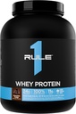 Rule 1 Whey Protein – 24g Fast-Acting Protein from All-Whey Sources with Naturally Occurring EAAs & BCAAs for Workout Recovery or Anytime Use (5 Pounds*, Chocolate Fudge)