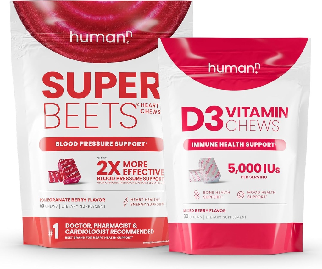 Humann SuperBeets Heart & D3 Chews