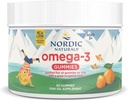 Nordic Naturals Nordic Omega-3 Gummies, Tangerine - 60 Gummies - 82 mg Total Omega-3s with EPA & DHA - Non-GMO - 30 Servings