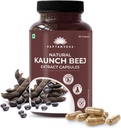SAPTAMVEDA Natural Kaunch Beej Extract-500mg 60 Veg Capsules (Pack of 1)