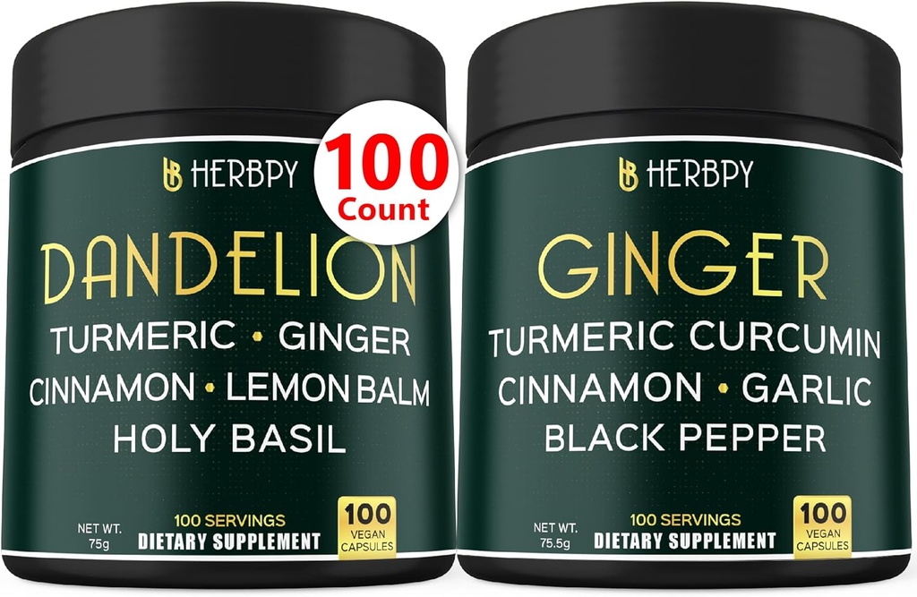 Bundle 6in1 Dandelion Supplement & 5in1 Ginger Supplement
