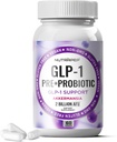 Akkermansia Muciniphila GLP-1 Probiotic Supplements - 2 Billion AFU with Xylooligosaccharides XOS Clostridium Bifidobacterium Increases GLP1 Production - Gluten Free Vegan Capsules for Men Women