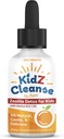 Kidz Cleanse | Zeolite Detox for Kids | Development, Behavior, Energy and Gut Health Support Supplement | Easy to Take, Pure Liquid Zeolite Drops + Methyl B12 + D3 (Orange Flavor) - 2oz