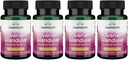 Swanson Ovarian Glandular - Natural Supplement Promoting Women's Glandular Health & Balance Support - Sourced from Premium Bovine Tissue to Support Wellness - (60 Capsules, 250mg Each) (4 Pack)