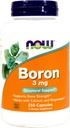 NOW Boron, 3 mg, 250 Capsules (Pack of 2)
