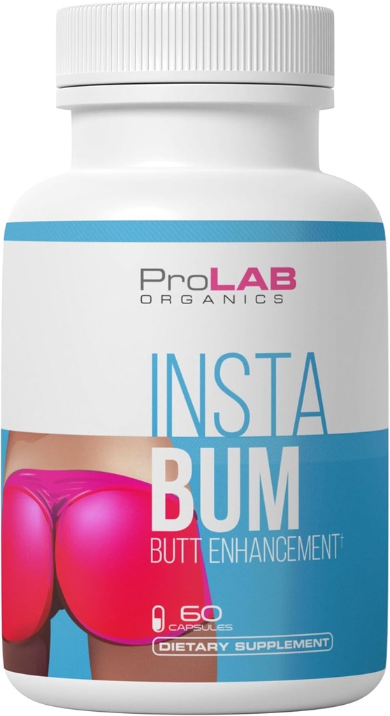 InstaBum Bum Enhancement Pills – Lift, Shape, and Fill Glutes – Fast Growth for Bigger Butt and HIPS – No Gummies. Visible Results in 1-2 Weeks