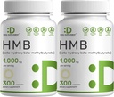 DEAL SUPPLEMENT 2 Pack of Ultra Strength HMB Supplements 1000 mg Per Serving, 600 Total Capsules | Third Party Tested | Supports Muscle Growth, Retention & Lean Muscle Mass | Fast Workout Recovery