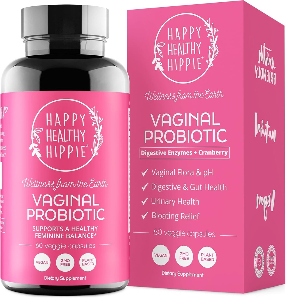 Vaginal Probiotics for Women - ph Balance for Women | 10B CFU - 10 Strains | Cranberry & D-Mannose | BV, Yeast, Flora & Odor Control | Urinary, Gut & Digestive Health Support Pills, 60 Ct