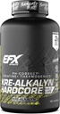 EFX Sports Kre-Alkalyn Hardcore | Thermogenic pH Correct Creatine Monohydrate Pill Supplement | Energy & Strength Pre Workout | 60 Servings, 180 Capsules