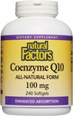 Natural Factors Coenzyme Q10 - Antioxidant Support Supplement Supports Cellular Energy Production - Better Absorption Aids Healthy Heart Function - 100 mg, 240 Softgels (240 Servings)