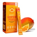EBOOST Energy Drink Powder, Super Fuel - Orange Mango, 7 Packets - Pre-Workout Powder Energy Drink Mix - Natural Energy, L-Tyrosine, L-Theanine & Vitamins - Preworkout for Women & Men to Go