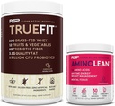 RSP NUTRITION AminoLean Pre Workout Energy (Fruit Punch 30 Servings) with TrueFit Protein Powder (Chocolate 2 LB)