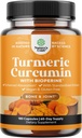 Turmeric Curcumin with Black Pepper Extract - Joint Health Turmeric Supplement with 95% Curcuminoids - Daily Joint Support Supplement with Turmeric Curcumin with Bioperine for Enhanced Absorption