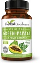 Green Papaya Fruit Extract Capsules - Organic Papaya Enzymes with Prebiotics and Probiotics for Digestive Health - Super Digestive Enzymes, Immune Support- 60 Capsules, Made in The USA