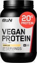 BARE PERFORMANCE NUTRITION Vegan Protein, Plant Based Protein, Pea Protein, Watermelon Protein and Pumpkin Protein, Naturally Sweetened and Flavored (Vanilla)