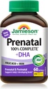 Jamieson PRENATAL Complete Multivitamin with DHA Supplement 60 Softgels