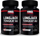 FORCE FACTOR Longjack Tongkat Ali 500mg for Men, Longjack Extract to Support Male Vitality and Improve Drive, Longjack Capsules with BioPerine Black Pepper Extract, 60 Capsules (2-Pack)