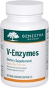 Genestra Brands V-Enzymes | Vegan Digestive Support to Help Lactose Digestion | 60 Capsules
