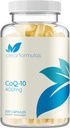 Quick Absorption CoQ10 400mg Capsules - Coenzyme Q10 400mg Potent Antioxidant for Heart Energy and Aging Support - High Stability CoQ10 Ubiquinone Capsules - Made in a cGMP US Lab (200 Servings)