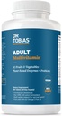 Dr. Tobias Adult Multivitamin for Women & Men, Immune Supporting Vitamins from 42 Fruits, Vegetables, Plus Probiotics, Vegan Multivitamins for Men & Women, Non-GMO, 180 Tablets, 60 Servings