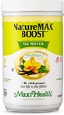 NatureMax BoostTM Pea Protein Powder - Diet Supplement Meal Replacement - 20g Protein Per Serving - Natural Vanilla Flavor - Kosher Vitamin - 1lb