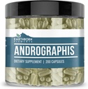 Earthborn Elements Andrographis Paniculata 200 Capsules, Pure & Undiluted, No Additives