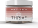 Le-Vel Thrive, Premium Collagen with Biotin 3500mcg, Vitamin C, Zinc, and Turmeric – Hair, Skin, Nails, Joints – Hydrolyzed Marine Collagen, Ashwagandha, Keratin, Organic Kelp 60 Capsules