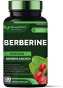 Potent 1200mg Berberine Supplement | 120 Capsules | Berberine HCL For Glucose Metabolism | Supports Healthy Weight Management, Healthy Immune System | Improves Cardiovascular & Gastrointestinal Health