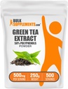 BulkSupplements.comgreen Tea Extract Powder - 50% Polyphenols Supplement, EGCG Supplements - Gluten Free, 500mg per Serving, 250g (8.8 oz) (Pack of 1)