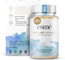 esmé menomé Omega 3 Daily Nutritional Support for perimenopause, Menopause, and postmenopause 60 Capsules 30 Day Supply Food Supplement 660mg EPA & 440mg DHA per Daily Serving
