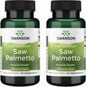 Swanson Saw Palmetto - Herbal Supplement Promoting Male Prostate Health Support - Natural Hair Supplement & Urinary Health Support - 540 mg 100 Capsules (2 Pack)